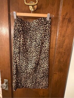 Pinup Couture Leopard Print Pencil Skirt
